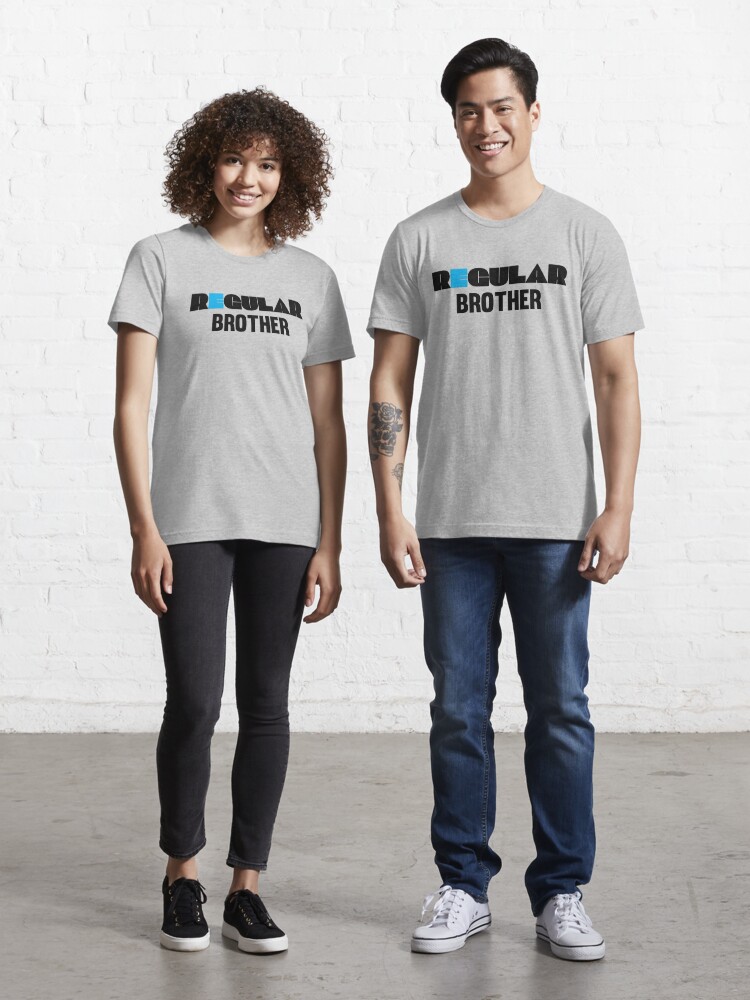 Favor Restricción sonriendo Camiseta «Hermano regular - Diseño de ropa y regalos para hermanos» de  Sago-Design | Redbubble