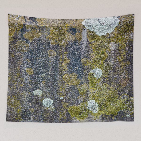 Item preview, Lichen and moss textures and patterns on a grungy old gravestone designed and sold by James-Cole.