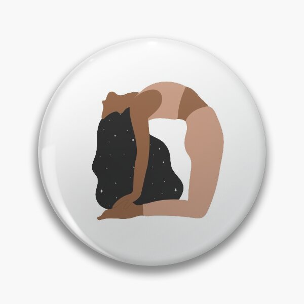 Item preview, Came Pose Yoga Galaxy Hair designed and sold by artsyvectors.