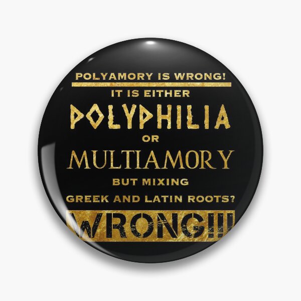 Item preview, Polyamory is wrong designed and sold by DotorEaon.