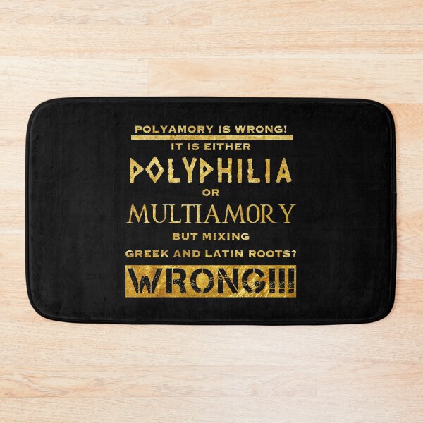 Item preview, Polyamory is wrong designed and sold by DotorEaon.