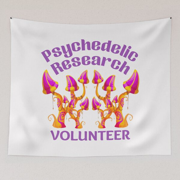 Item preview, Psychedelic Research Volunteer - Trippy Mushroom Design designed and sold by Auntieck.