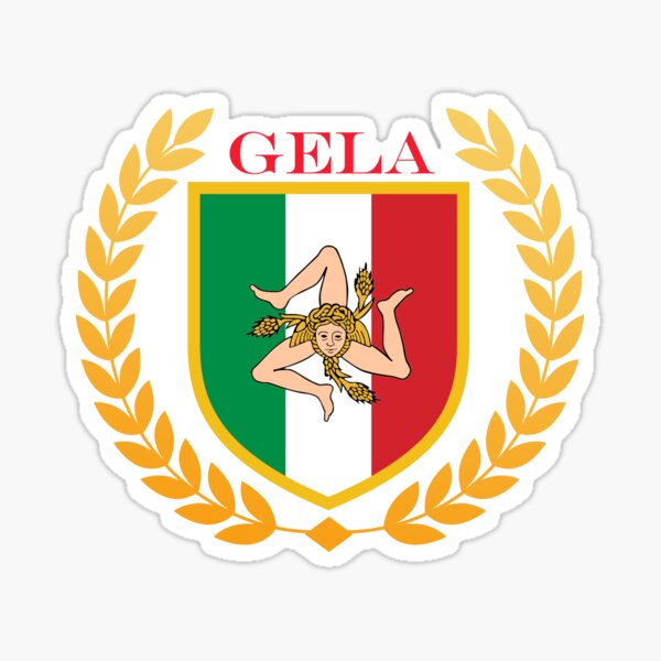 Gela Sicily Italy Sticker