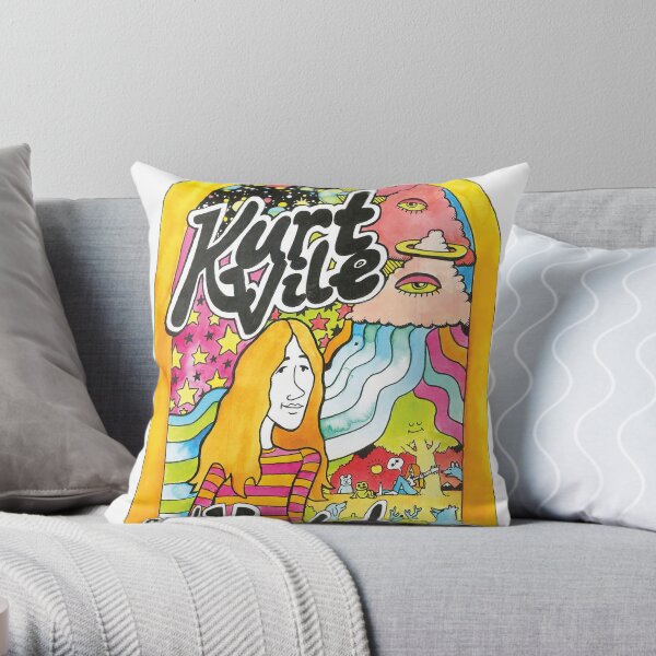 Kurt Vile Throw Pillow