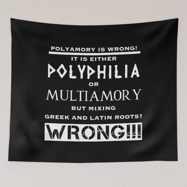 Item preview, Polyamory is wrong (2) designed and sold by DotorEaon.