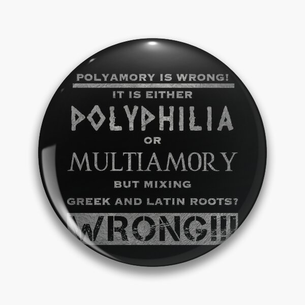 Item preview, Polyamory is wrong (3) designed and sold by DotorEaon.