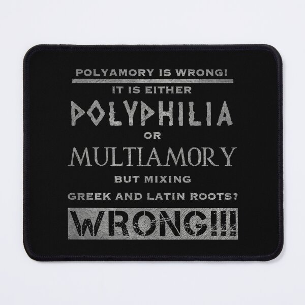Item preview, Polyamory is wrong (3) designed and sold by DotorEaon.