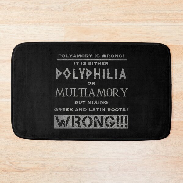Item preview, Polyamory is wrong (3) designed and sold by DotorEaon.