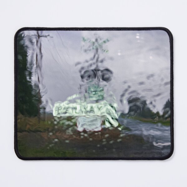 Item preview, Old train crossing through a rainy window designed and sold by James-Cole.