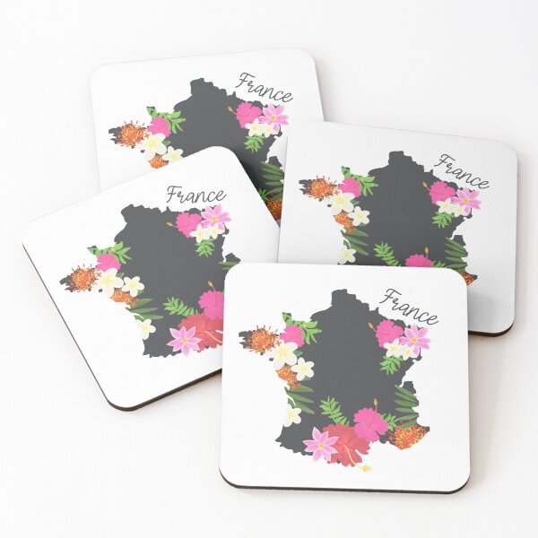 Item preview, Map of France, decorative map Art print  designed and sold by hannah-banana98.