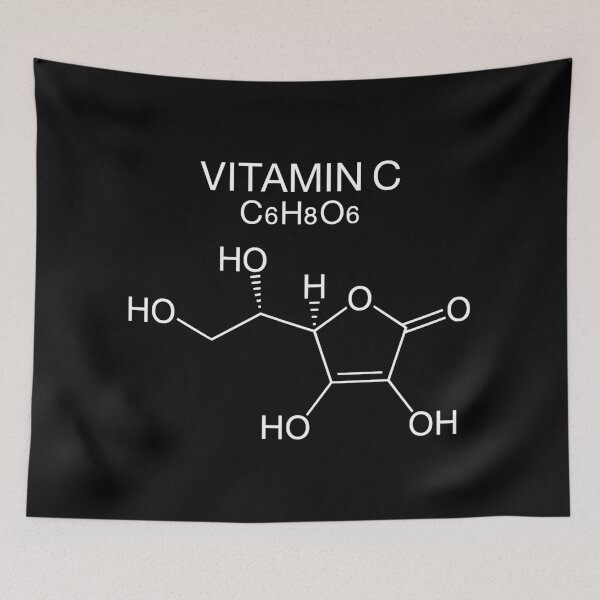 Item preview, VITAMIN C C6H8O6-WHITE- designed and sold by DRIPPED-STORE.