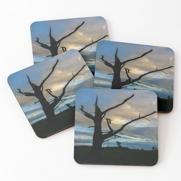Item preview, Silhouetted tree skeleton against a dramatic sky designed and sold by James-Cole.