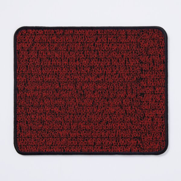 Item preview, Red on Black Word Jumble designed and sold by Kiwis-Colors.