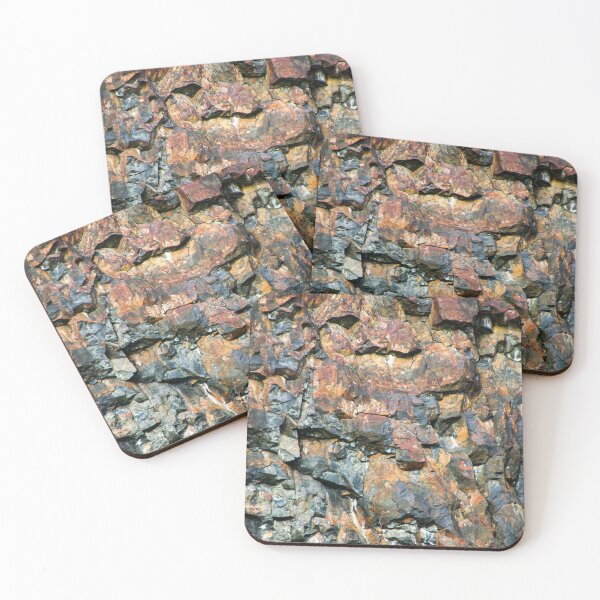 Item preview, Black and brown rocky cliff face texture 02 designed and sold by James-Cole.