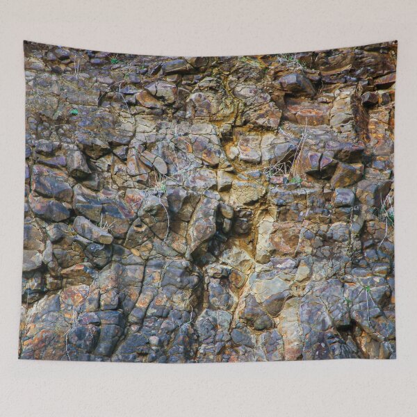 Item preview, Black and brown rocky cliff face texture 01 designed and sold by James-Cole.