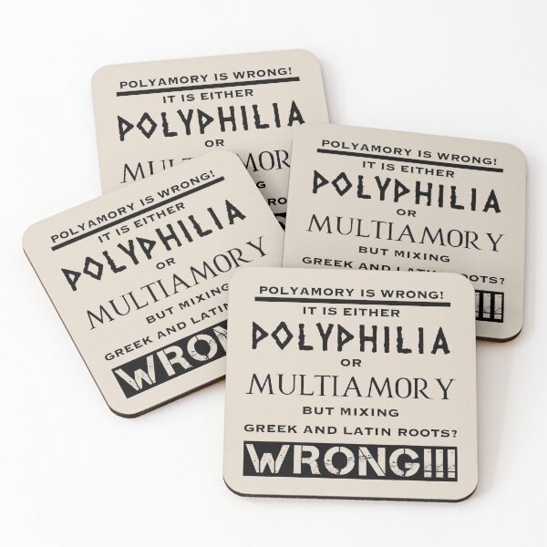 Item preview, Polyamory is wrong (5) designed and sold by DotorEaon.