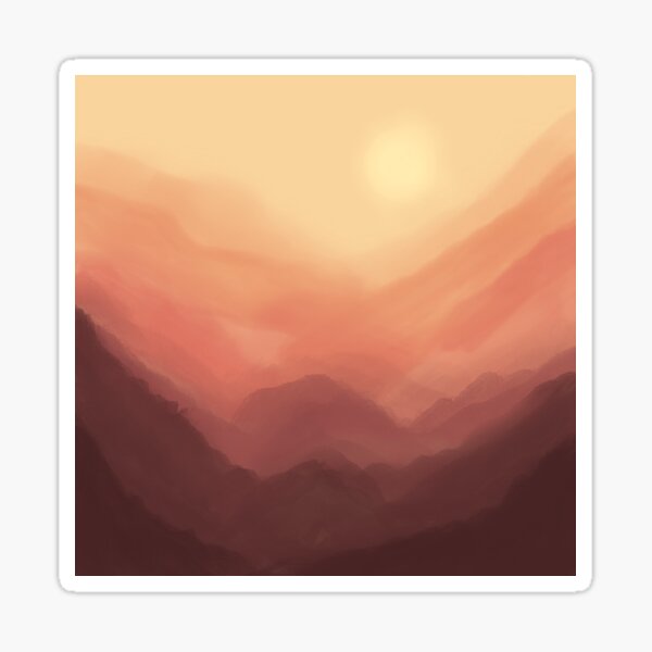 Red Valley Sticker