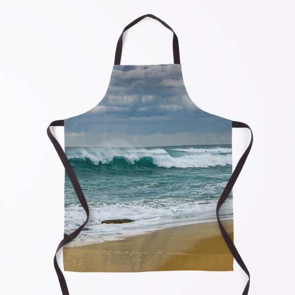 Item preview, Turquoise wave crashing on beach set against an angry stormy sky designed and sold by James-Cole.