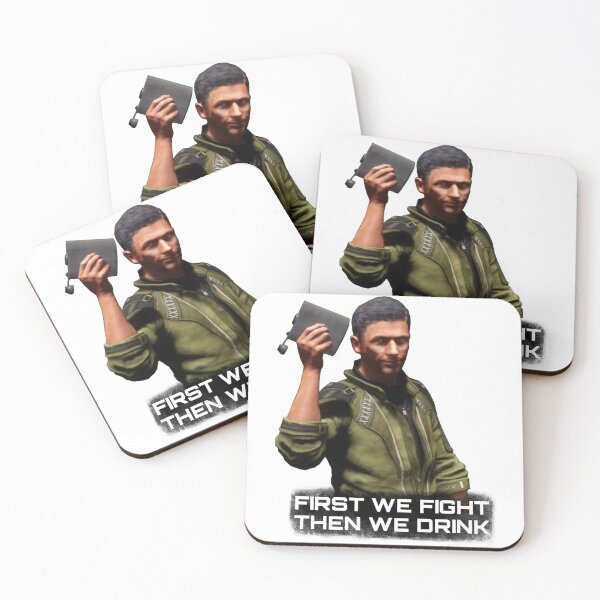 Item preview, Words First person shooter Titanfall Game Video Dashboard Barker first we fight then we drink designed and sold by TitanfallBlaney.