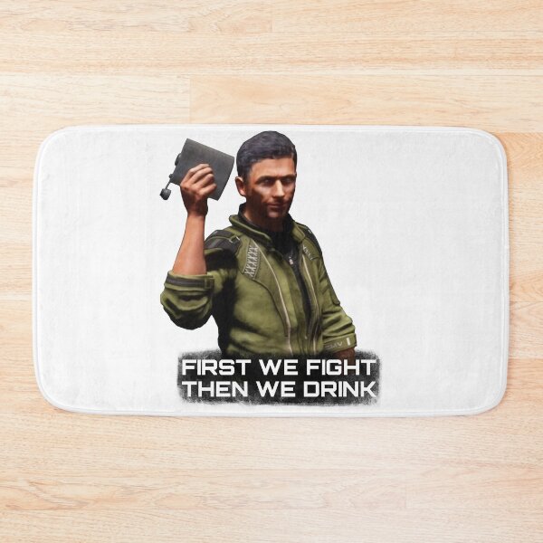 Item preview, Words First person shooter Titanfall Game Video Dashboard Barker first we fight then we drink designed and sold by TitanfallBlaney.