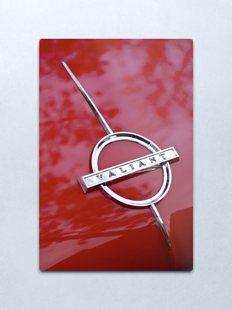 Alternate view of Red Valiant Metal Print
