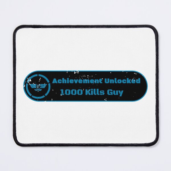 Item preview, Achievement Unlocked 1000 Kills Guys designed and sold by Impi Workshop.