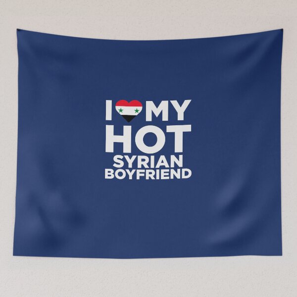 Item preview, I Love My Hot Syrian Boyfriend designed and sold by AlwaysAwesome.