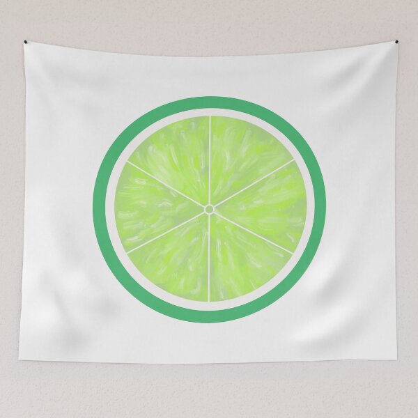 Item preview, Minimalist Lime Slice Print Pattern  designed and sold by hannah-banana98.