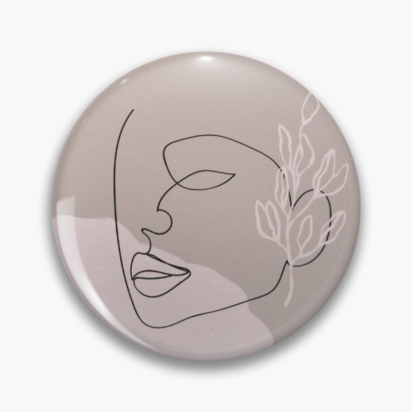 Item preview, pink accent abstract woman designed and sold by roseetaliaa.