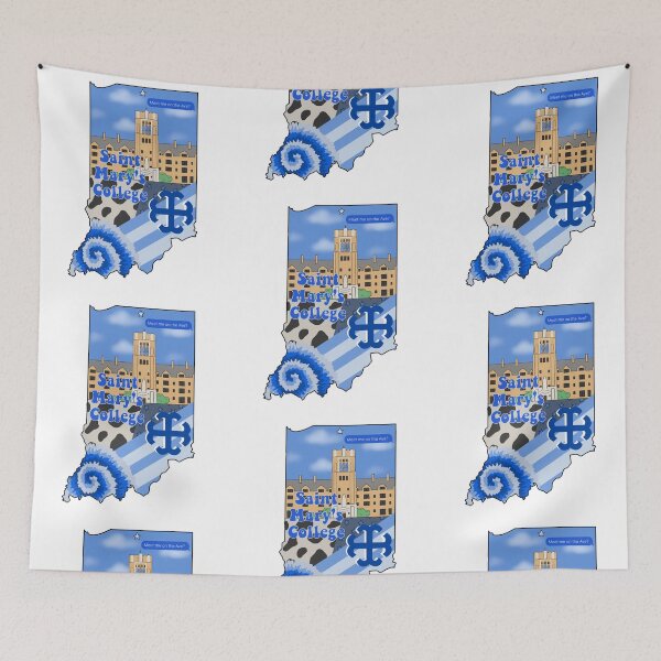 Item preview, Saint Mary’s College Indiana State outline designed and sold by sydneyellis0.