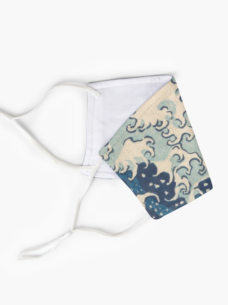 Alternate view of Great Wave off Kanagawa DETAIL wave froth Mask