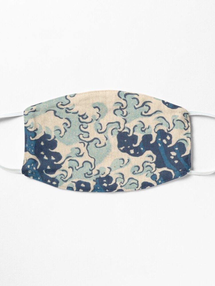 Alternate view of Great Wave off Kanagawa DETAIL wave froth Mask