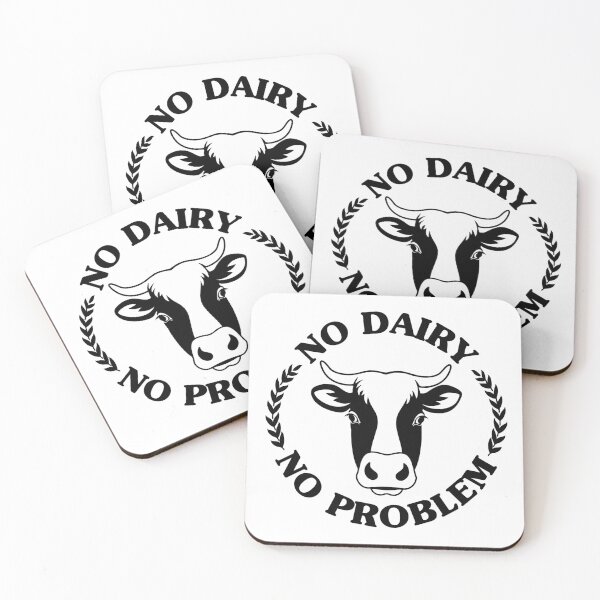 Item preview, No Dairy No Problem Vegan Theme designed and sold by JumboExclusive.