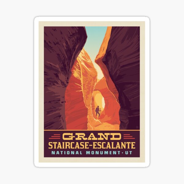 Nationaldenkmal Grand Staircase Escalante Sticker