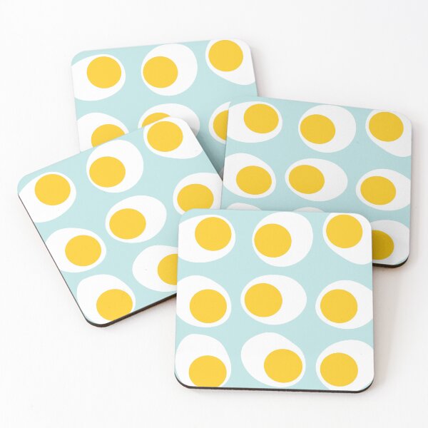 Item preview, egg yolk on blue designed and sold by KucingLucu.