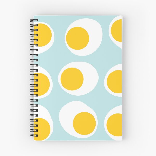 Item preview, egg yolk on blue designed and sold by KucingLucu.