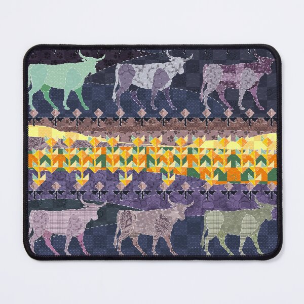 Item preview, Patchwork Oxen - Cow in a field designed and sold by Eejee-SK.