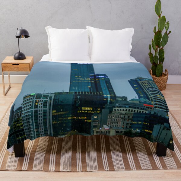 Item preview, Melbourne city at dusk with the Rialto tower in 2004 designed and sold by James-Cole.