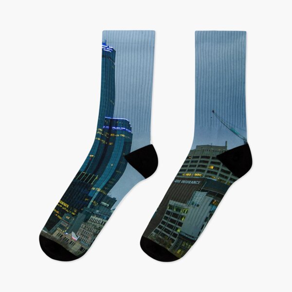 Item preview, Melbourne city at dusk with the Rialto tower in 2004 designed and sold by James-Cole.