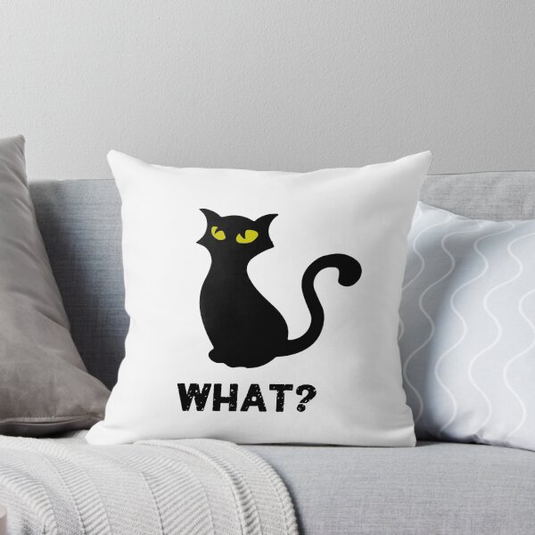 Item preview, Cat What? Funny Black Cat Shirt, Murderous Cat With  designed and sold by Rscreative18.