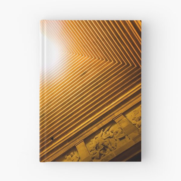 Item preview, The geometric square patterns looking up from inside The Melbourne shrine of remembrance designed and sold by James-Cole.