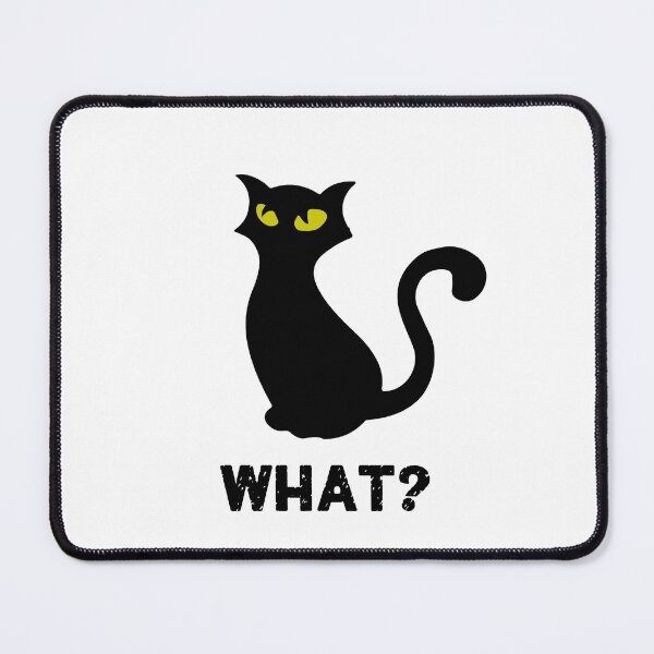 Item preview, Cat What? Funny Black Cat Shirt, Murderous Cat With designed and sold by Rscreative18.