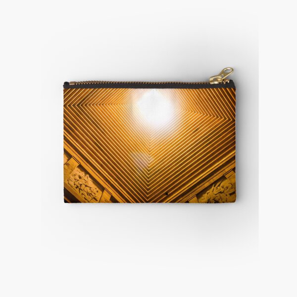 Item preview, The geometric square patterns looking up from inside The Melbourne shrine of remembrance designed and sold by James-Cole.