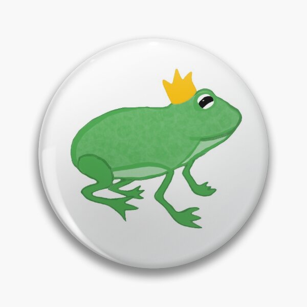 Item preview, Frog Prince from a Fairytale (The Frog, Moon, and Lake) designed and sold by fairytalearrrt.
