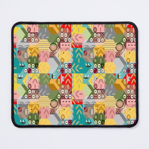 Item preview, Hexagonal Bauhaus style repeatable - Hommage to Catan's game designed and sold by Eejee-SK.