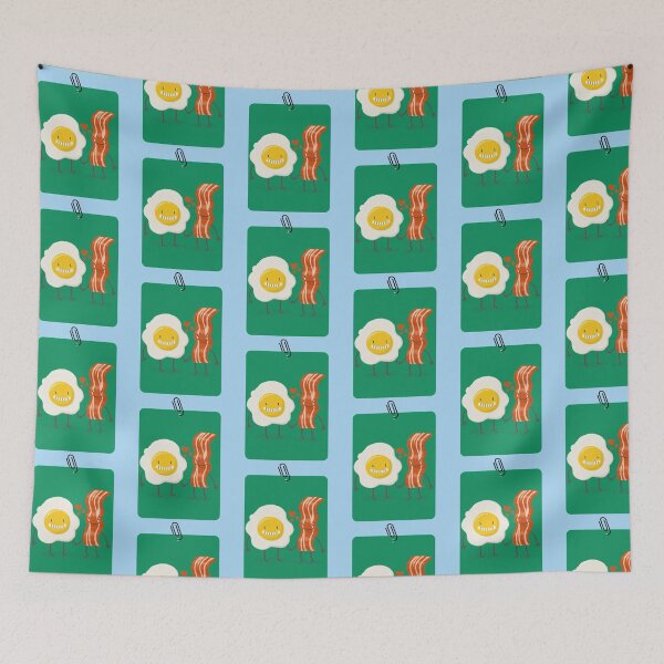 Item preview, Bacon And Egg Air Freshener designed and sold by CCsCraftopia.