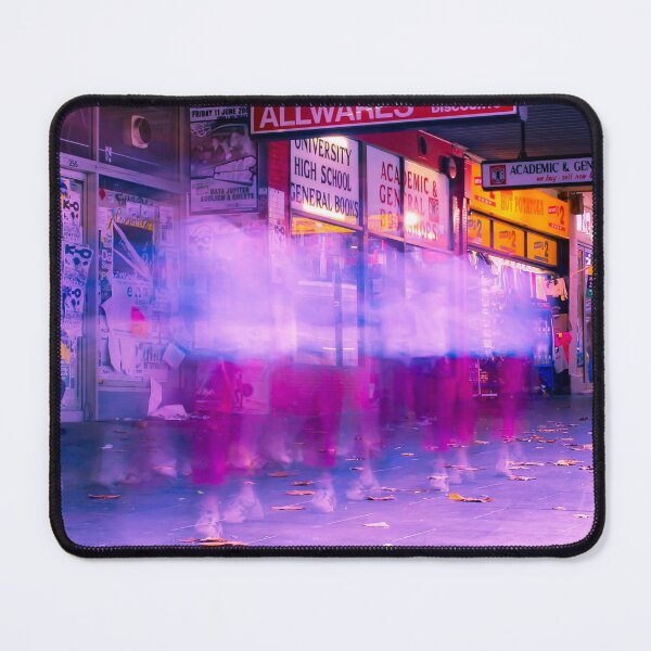 Item preview, Homeless man sits quietly as the world passes him by on the busy city streets. designed and sold by James-Cole.