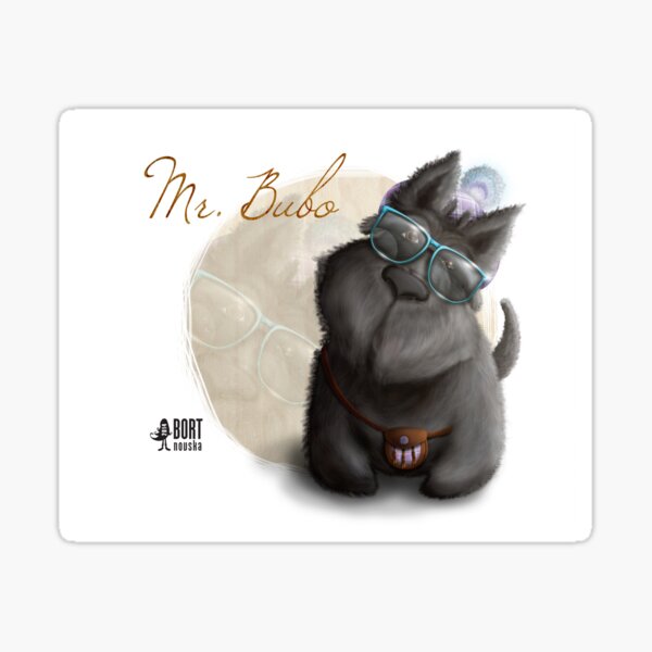 Mr. Bubo Sticker