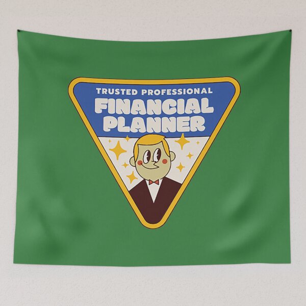 Item preview, Trusted Professional Financial Planner designed and sold by SapphireDC.