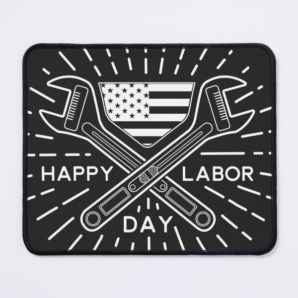 Item preview, Monoline Happy Labor Day Holiday Minimalist designed and sold by AweSoMe Shirts.